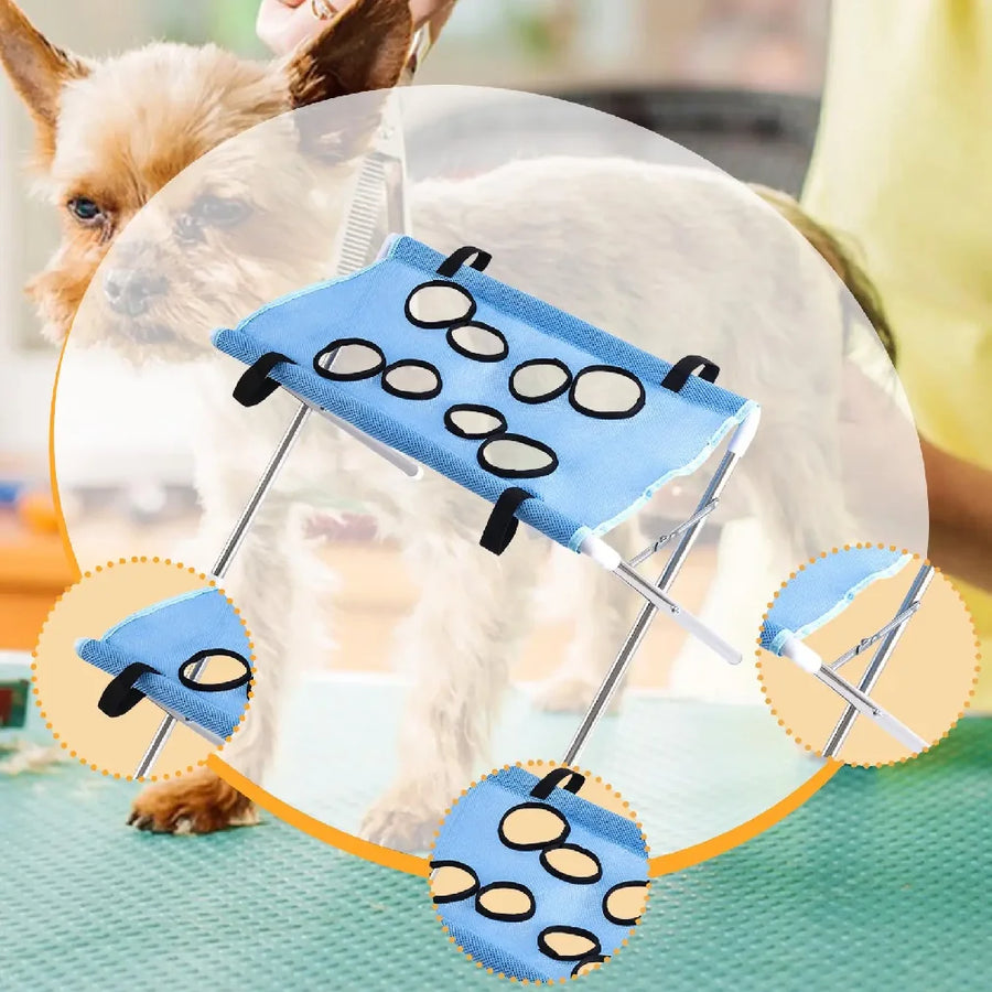 Pet Grooming Hammock with Eight Hole Harness for Cats & Dogs