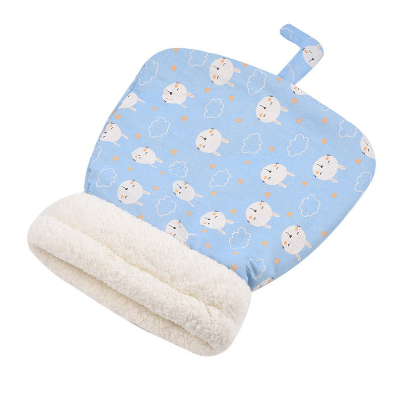 Lambswool Winter Cat Nest Sleeping Bag for Cats & Small Dogs