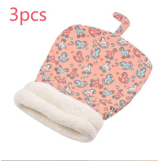 Lambswool Winter Cat Nest Sleeping Bag for Cats & Small Dogs