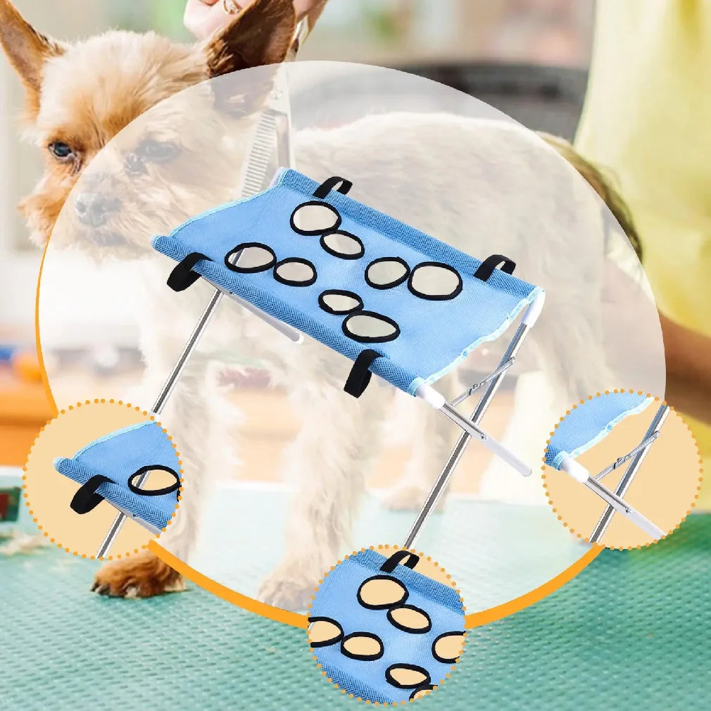 Pet Grooming Hammock with Eight Hole Harness for Cats & Dogs