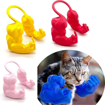 Funny Muscle Arm Cat Costume – 3D Cosplay Pet Toy for Cats & Kittens