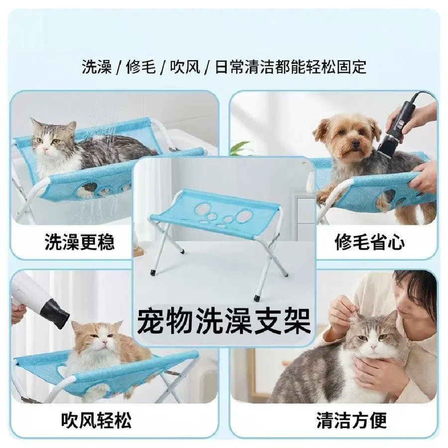 Pet Grooming Hammock with Eight Hole Harness for Cats & Dogs