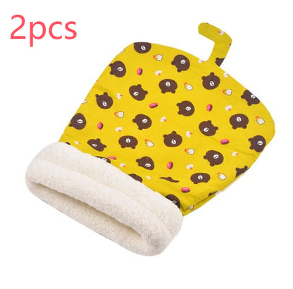 Lambswool Winter Cat Nest Sleeping Bag for Cats & Small Dogs